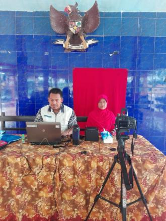 PEREKAMAN E-KTP DI BALAI DESA KALIPEPE