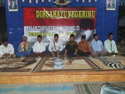 tasyakuran Desa Kalipepe Dalam Rangka Memperingati HUT RI ke -73